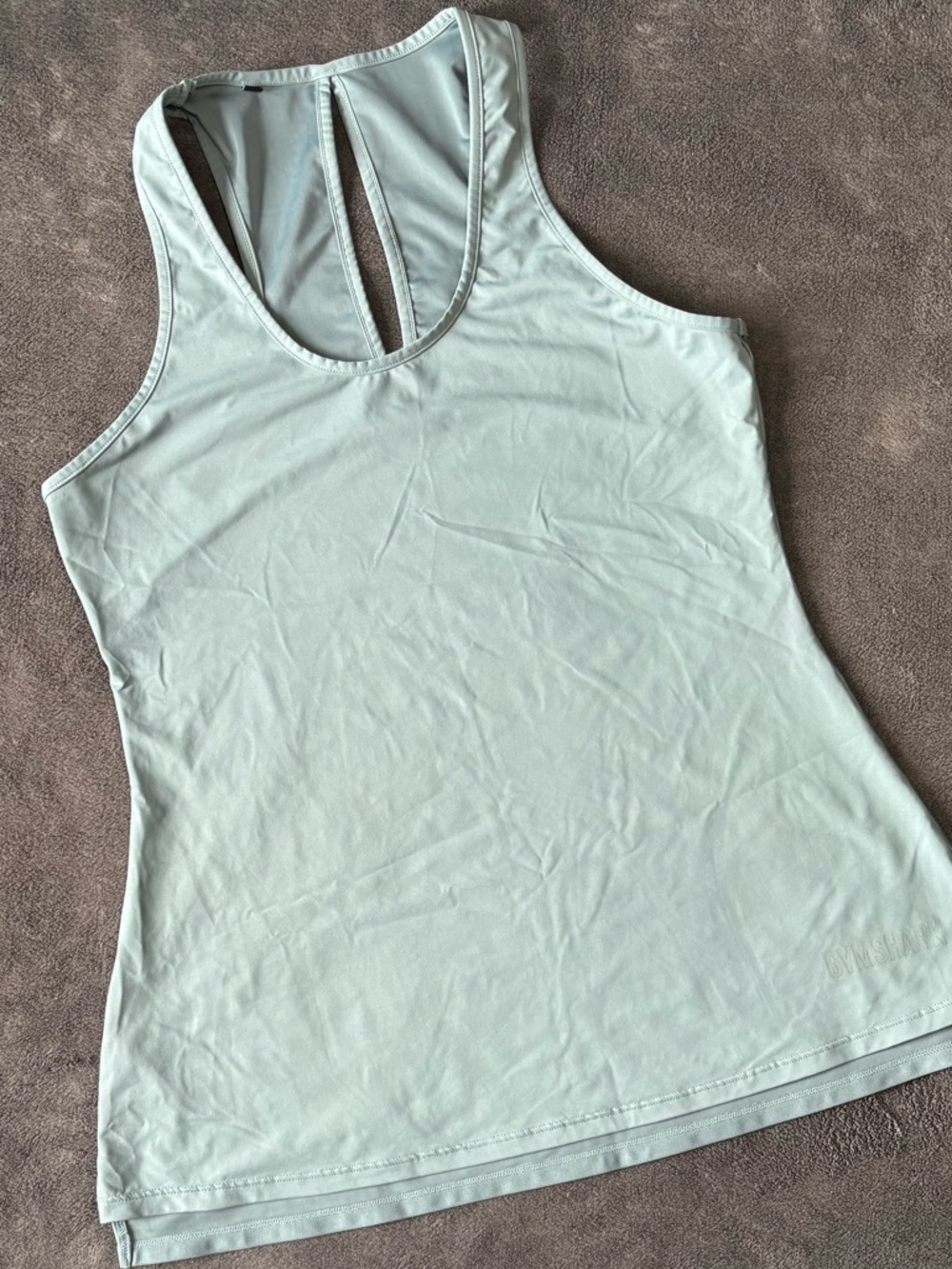Gymshark Mint Green Racerback Tank Top